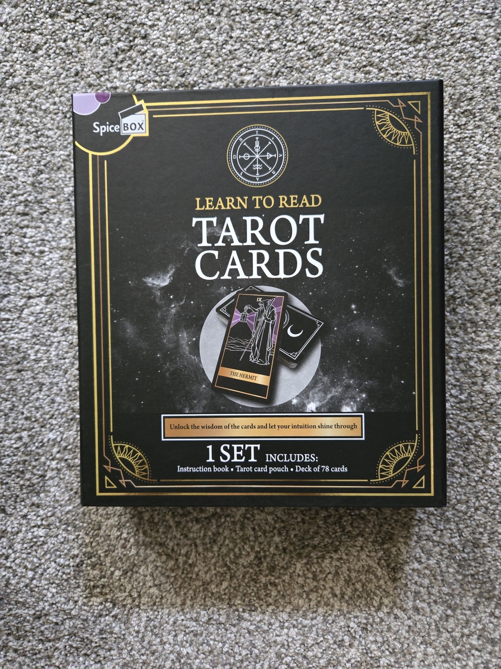 Learn to Read Tarot Cards Set - Black